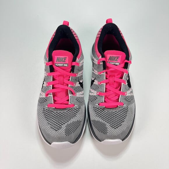 Nike Flyknit Lunar 1 Gray Pink Low Top Running Shoes 554888-001 Women's Size 8 - Picture 3 of 10